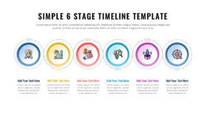 6-Stage Timeline Roadmap Presentation Template