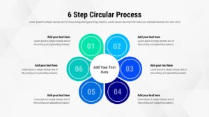 6 Step Circular Process Presentation Template
