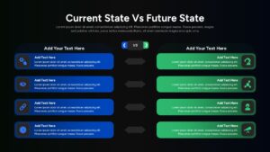 Current vs Future State Comparison on a Dark background