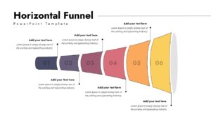 Horizontal Funnel Process Presentation Template