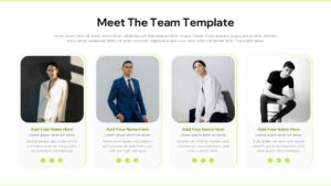 Modern Meet the Team Slide Template