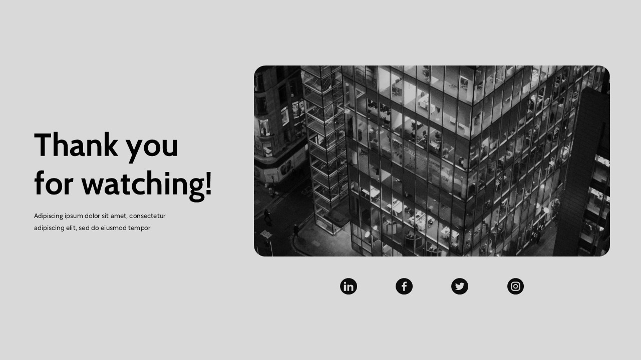 Fintech company presentation slides with mission statements, AI finance insights, team profiles, and modern card-based layouts.