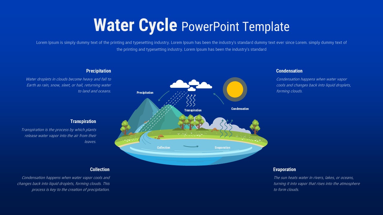 water cycle diagram
