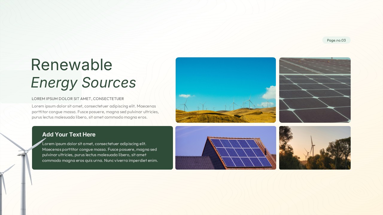 Renewable Energy Sources Presentation Template