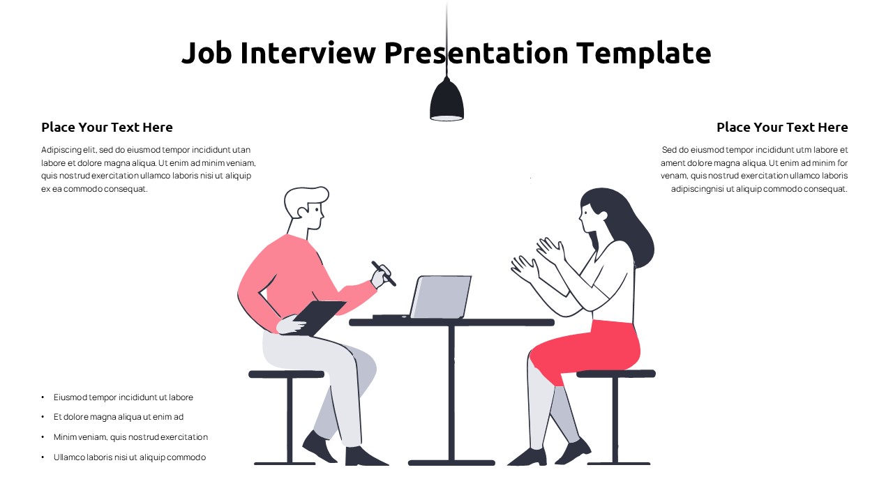 Job Interview Illustration Template for PowerPoint & Google Slides ...