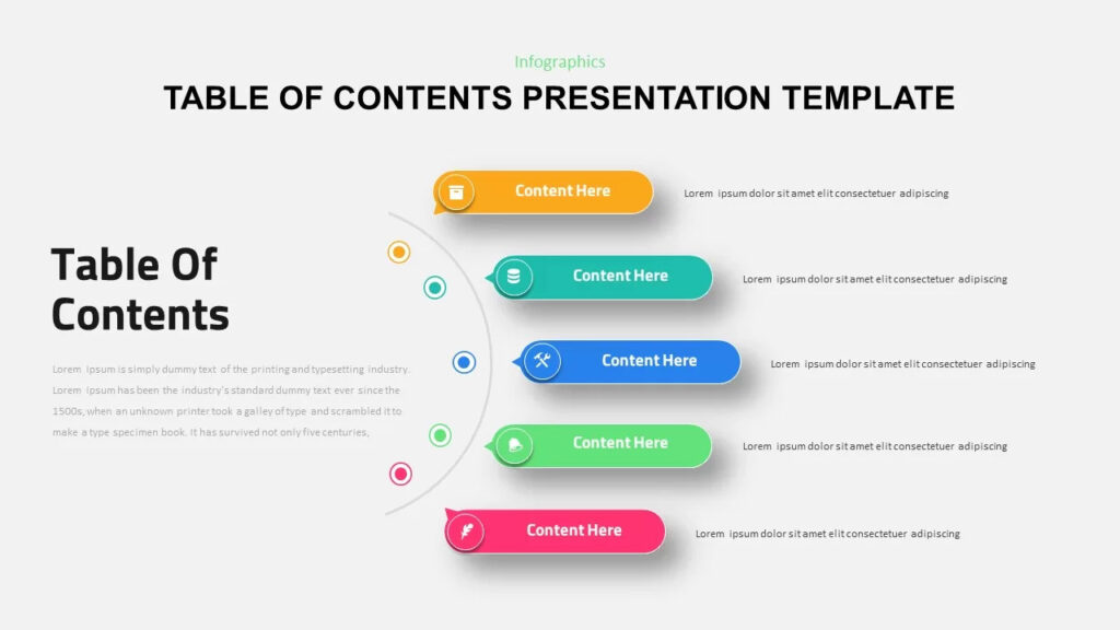 .Table of Contents Presentation Template SlideBazaar