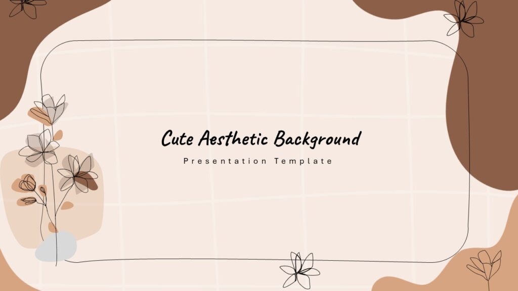 Cute Aesthetic Abstract Background  image 