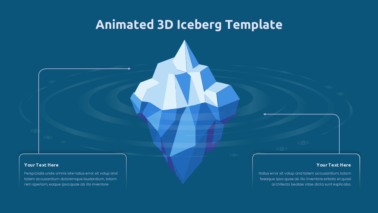 Animated 3D Iceberg for PowerPoint & Google Slides | SlidesDepot