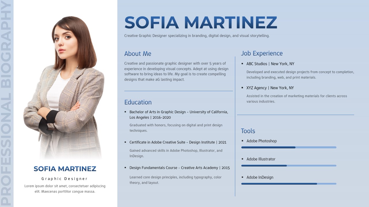 Creative Resume Template Powerpoint And Google Slides Templates ...