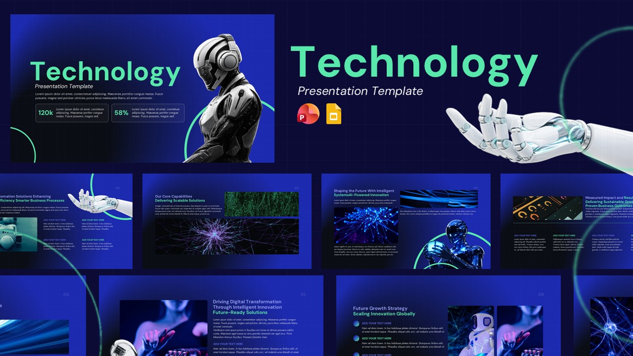 Technology Presentation Template - SlidesDepot