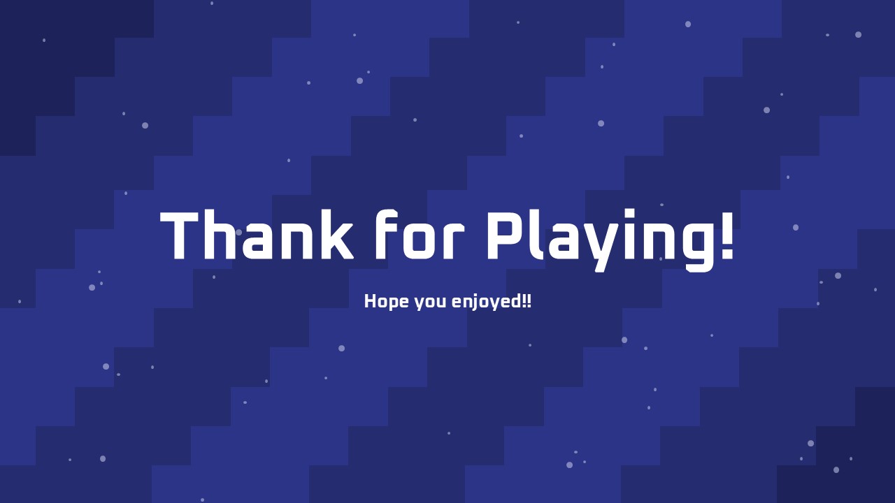 Quiz completion screen with final results and congratulatory message