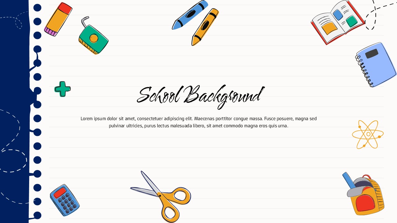 School Background for PowerPoint & Google Slides | SlidesDepot