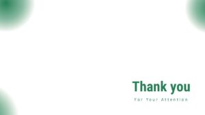 Clean thank you slide for professional closure of zero waste lifestyle presentations