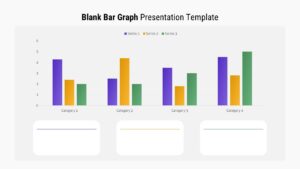 Blank Bar Graph Presentation Template - Bar Chart Presentation Template