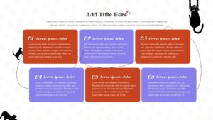 Cat Theme Template - Cat Presentation Content Grid Powerpoint And Google Slides Templates