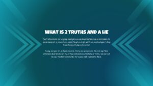 2 Truths and a Lie template editor instructions slide