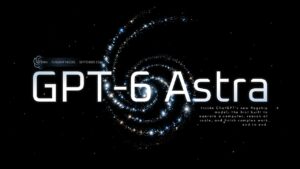 ChatGPT Astra AI model launch PowerPoint template for 2026 presentations