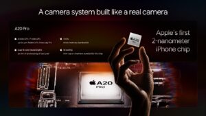 Apple iphone 18 Pro Max Template - Iphone Concept Presentation Chip Technology Powerpoint And Google Slides Templates