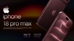 Apple iphone 18 Pro Max Template - Iphone Concept Presentation Product Overview Powerpoint And Google Slides Templates
