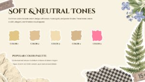 Light Academia Scrapbooking Aesthetic Template - Light Academia Scrapbook Color Palette Powerpoint And Google Slides Templates