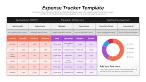 Expense Tracker Template for PowerPoint | SlidesDepot